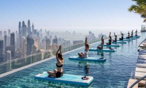 ZETA Seventy Seven Unveils Floating Yoga & Pilates at Dubai’s Sky-High Infinity Pool