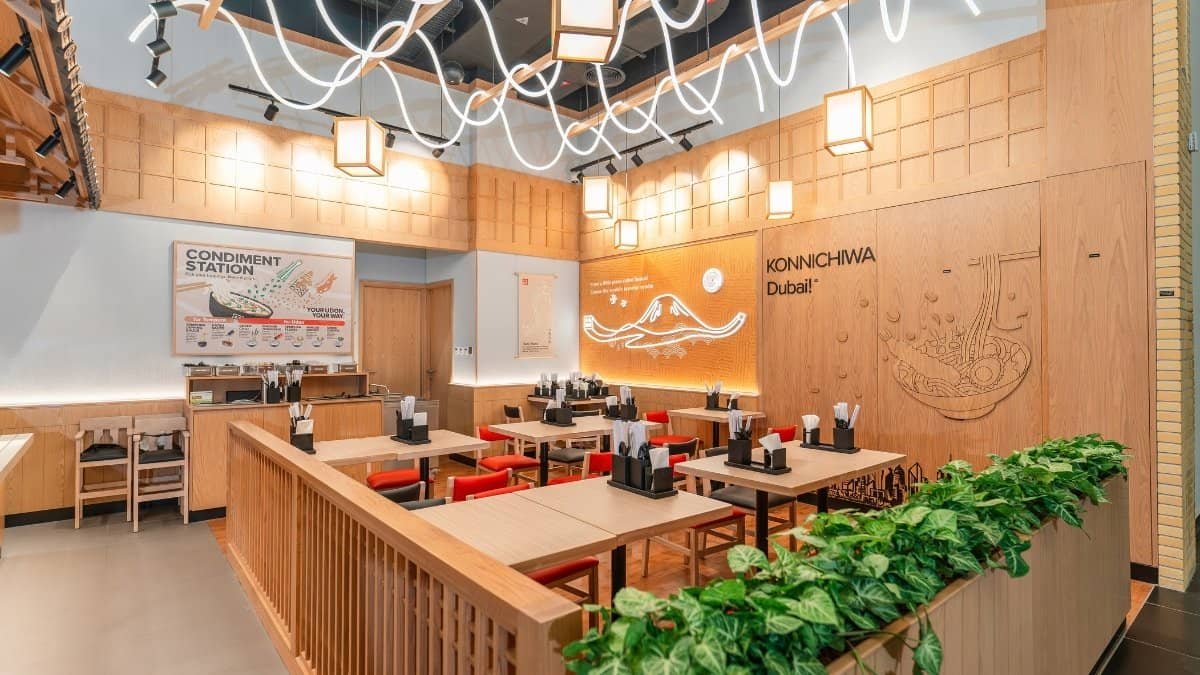 Marugame Udon Dubai Mall interiors