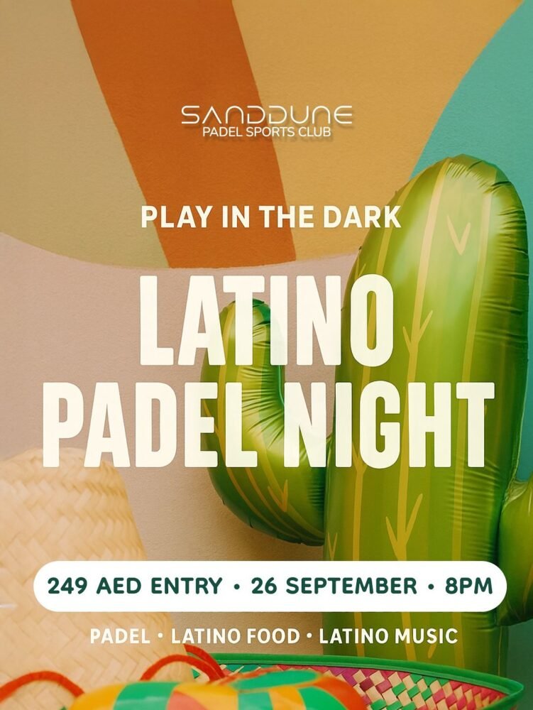 Latino Padel Night at Sanddune Padel Sports Club