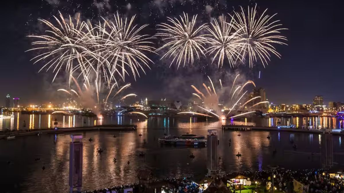 fireworks in January