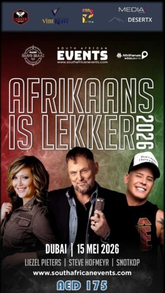 Afrikaans is Lekker Dubai