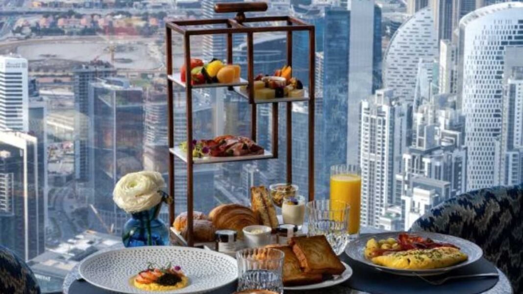 Breakfast at At.mosphere, Burj Khalifa