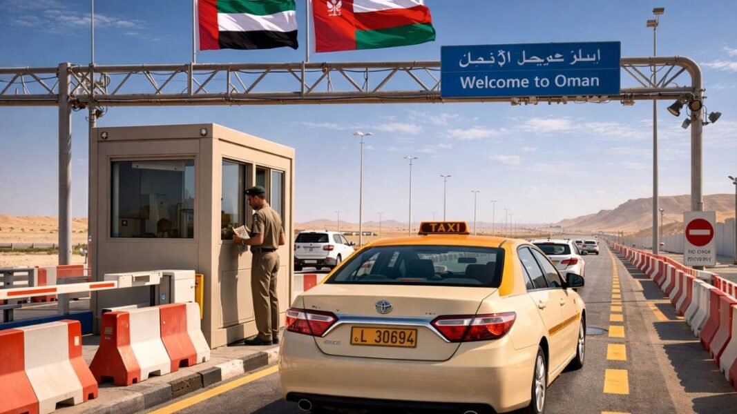 Reach Oman from dubai through taxi