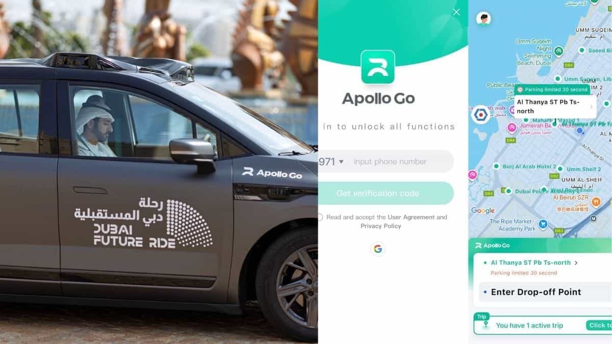 How to Book Driverless Taxi in Dubai