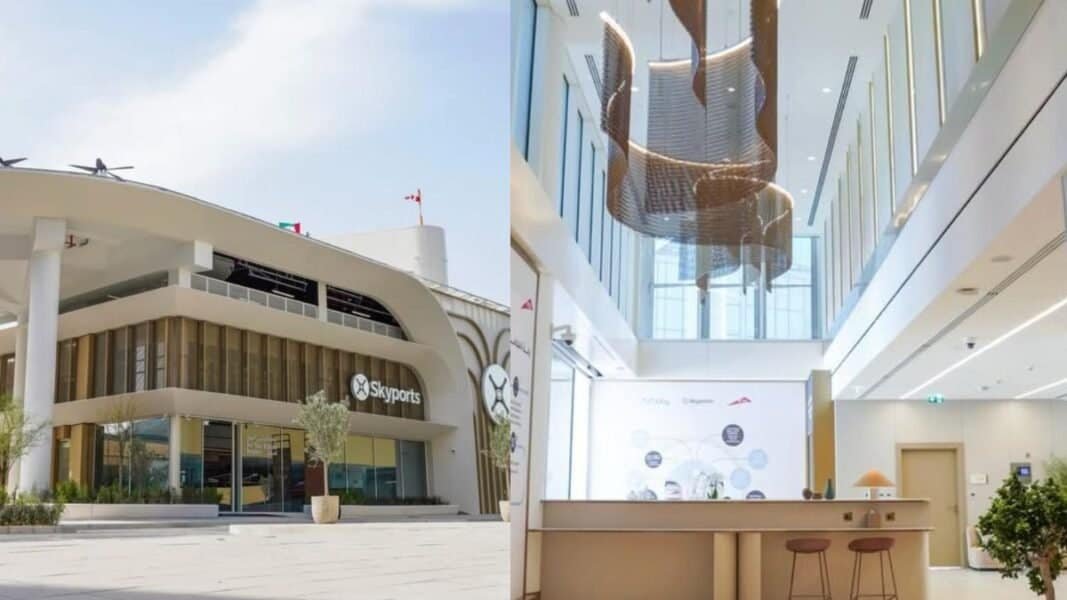 Dubai air taxi station near Dubai International Airport