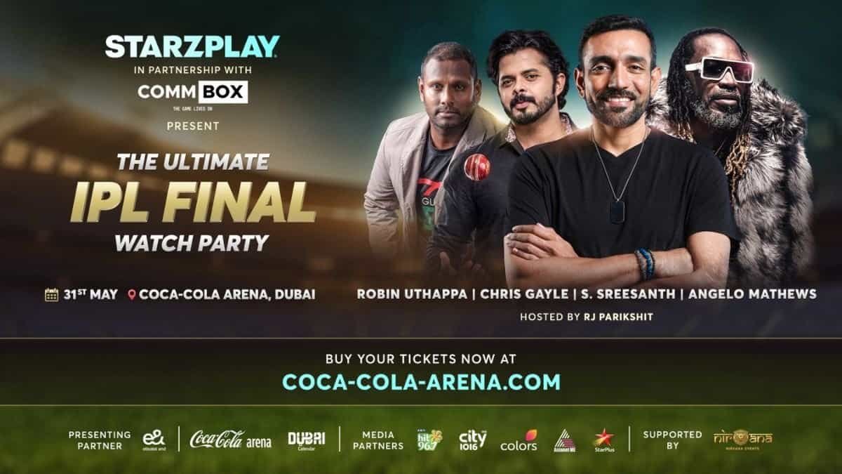 IPL Final 2026 Coca Cola Arena Dubai