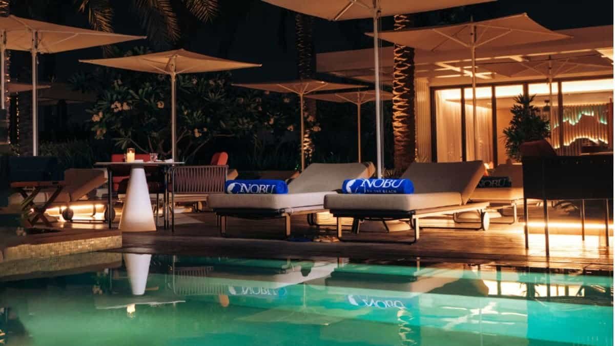 Nobu Night Swim Pools in Dubai