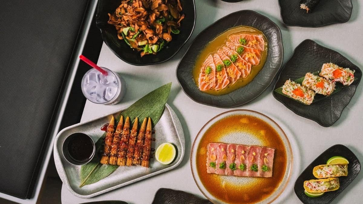 Shinobi dubai New Handroll Bar menu