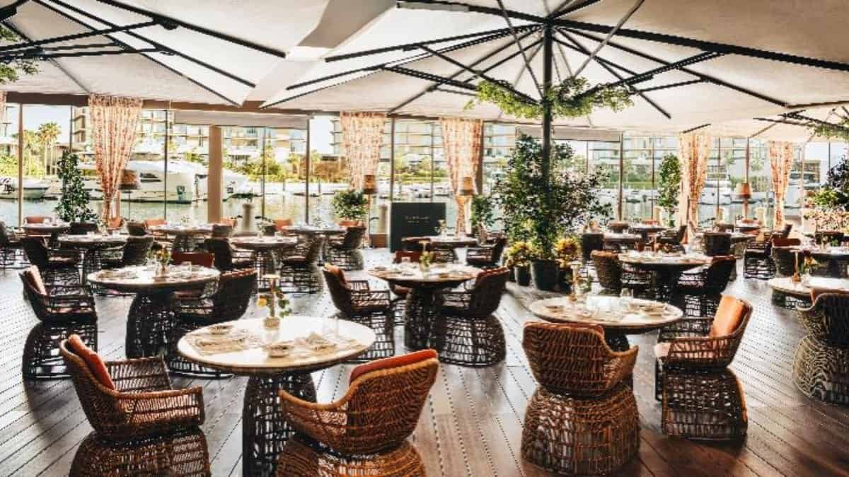 open terrace at La Terrazza