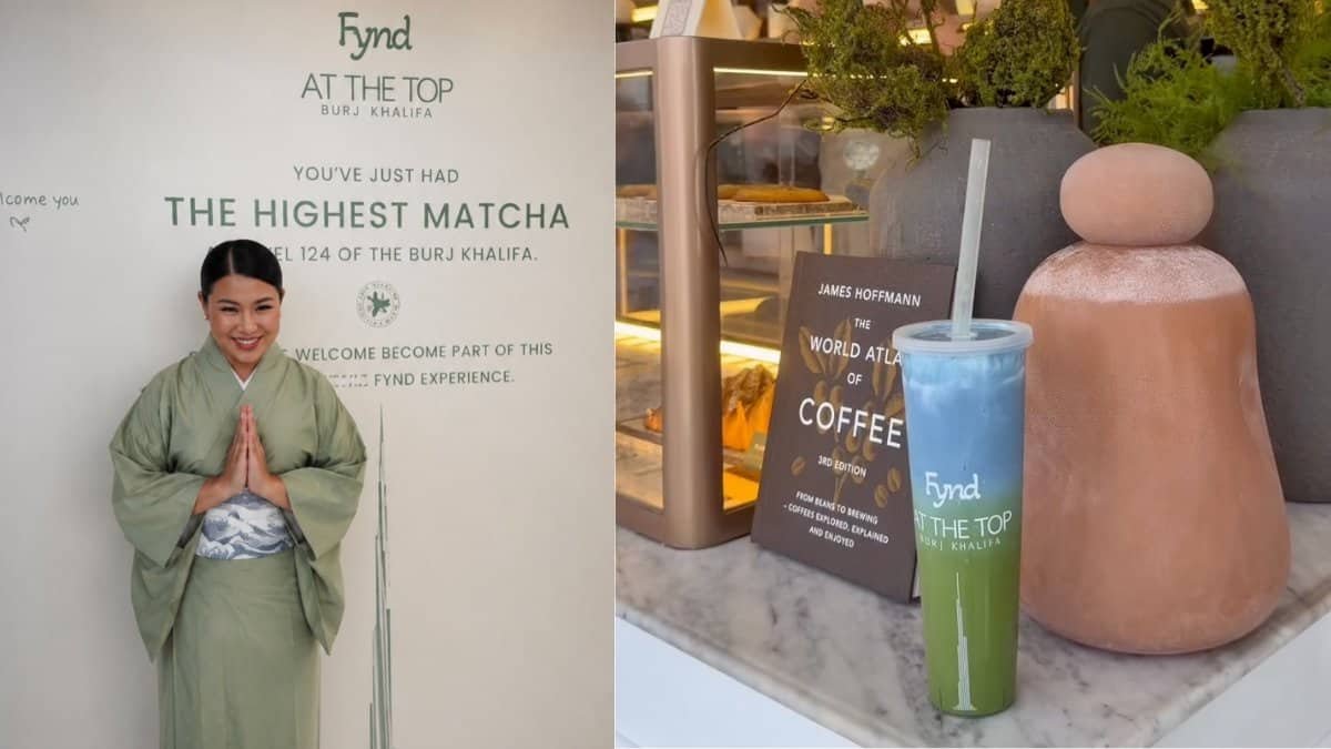matcha at Burj Khalifa