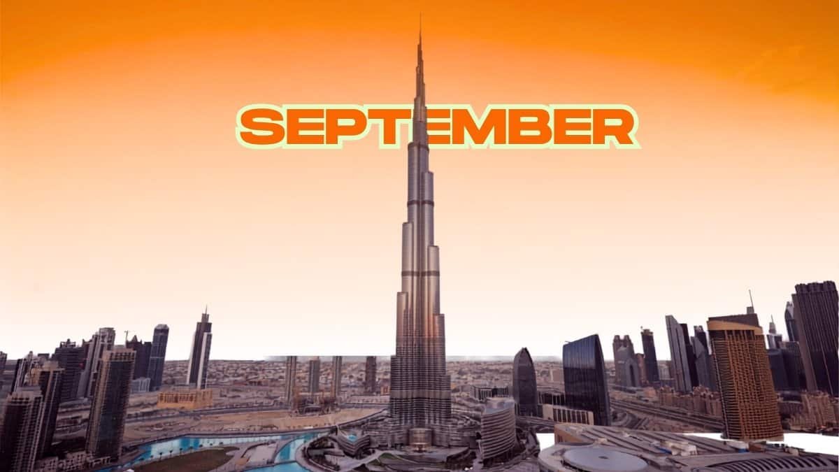 things to do in September in Dubai