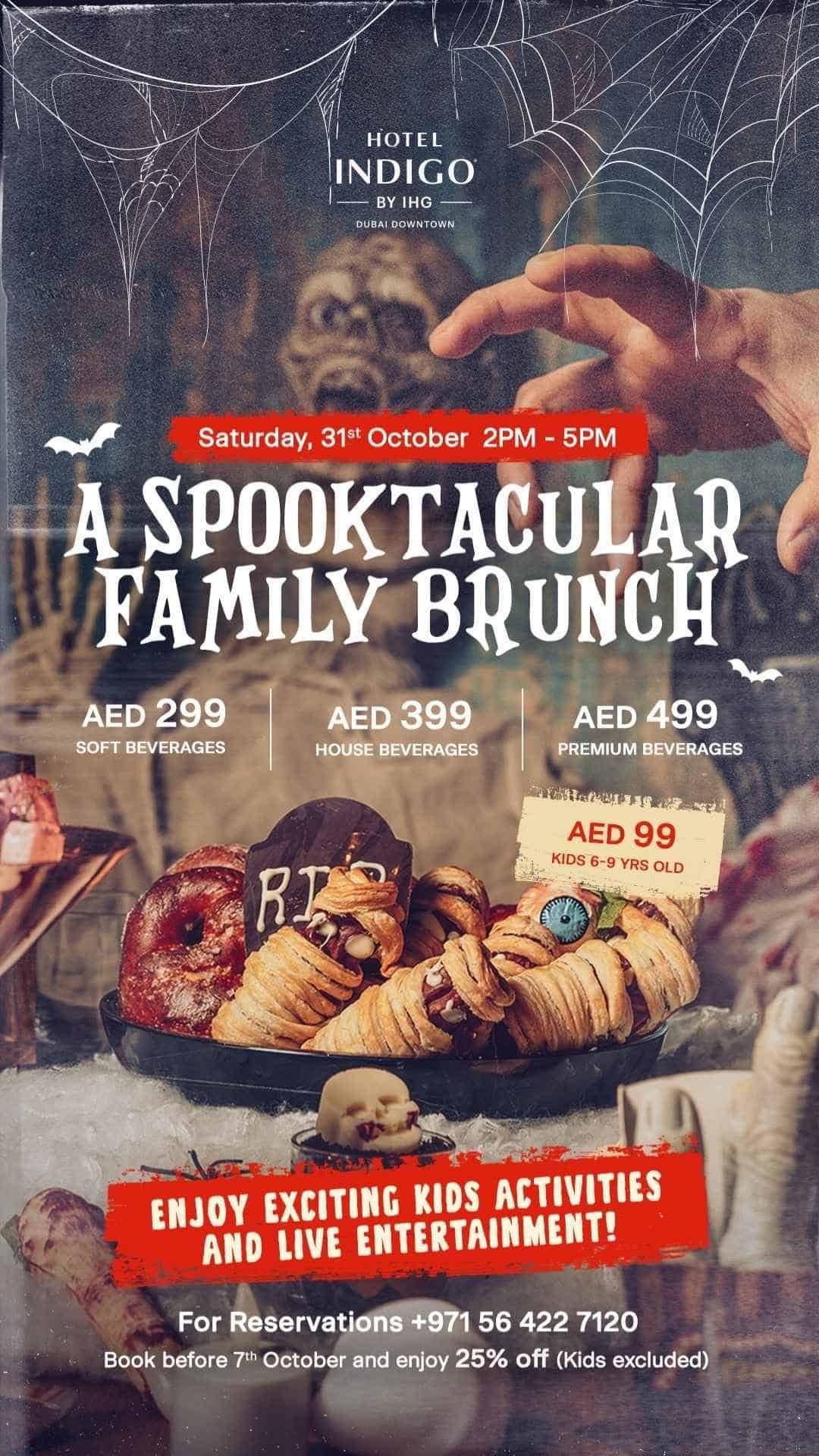 Halloween Family Brunch at Hotel Indigo