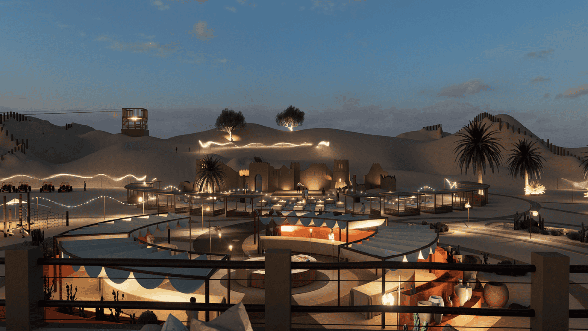 The Fort Lisaili view from VIP seating