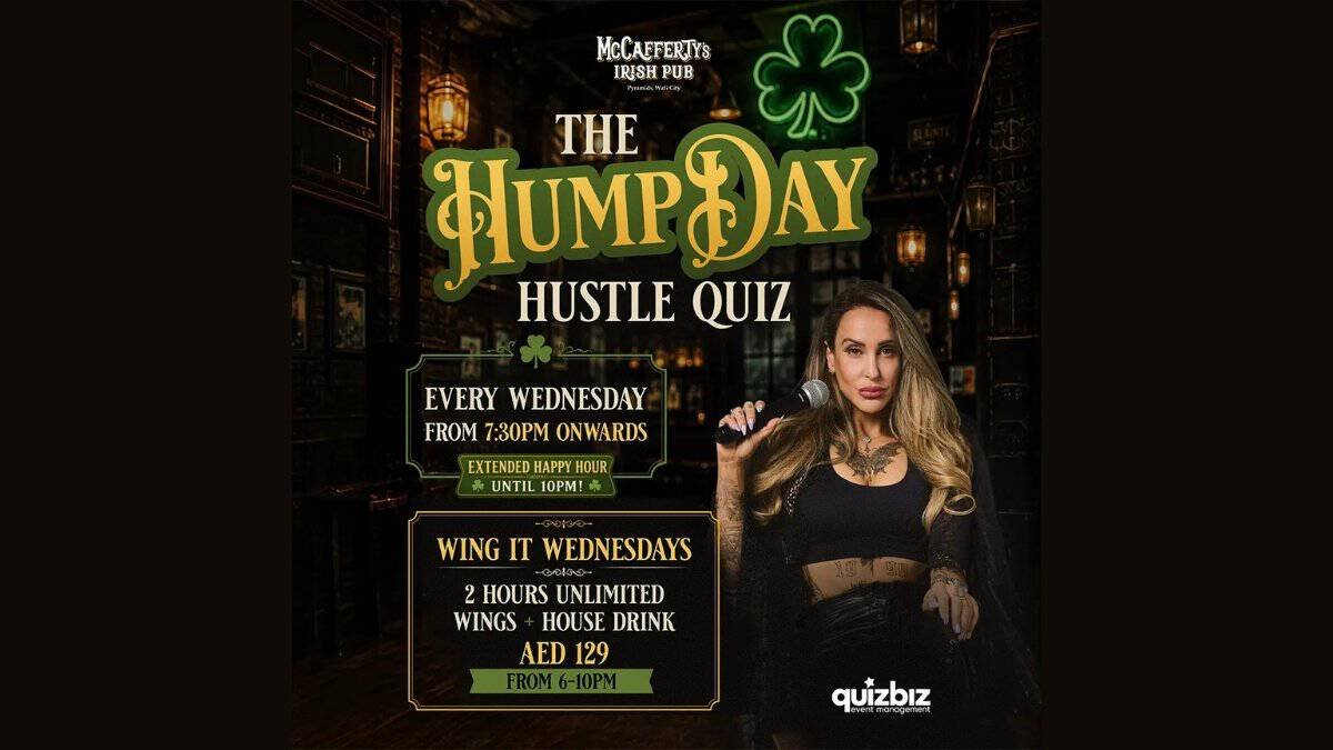 The Hump Day Hustle quiz nights in dubai